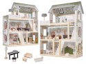 Domek dla lalek drewniany LULILO FLORO boho LED 78cm