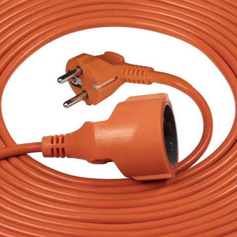 Przedłużacz ogrodowy jednogniazdowy Schuko, PVC 3x1mm?, długość 10m