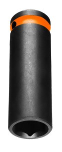Nasadka udarowa 1/2" długa, 17 x 78mm , Cr-Mo
