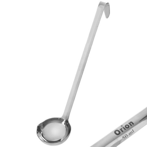 Chochla Stalowa ORION 50 ml 26 cm z Wylewką do Zupy Sosu i Bulionu