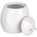 Cukierniczka Porcelanowa ORION MONA 240 ml Biała z Pokrywką Nowoczesna