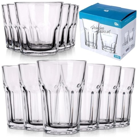Komplet Szklanek Do Napojów Grube EXCELLENT HOUSEWARE 230/330 ml12 el.