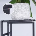 Kwietnik Metalowy Czarny 84,5 cm ORION 5 Poziomów