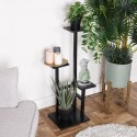 Kwietnik Stojak na Kwiaty 4-Poziomowy Kaskada Metalowy Loft VILDE 84 cm