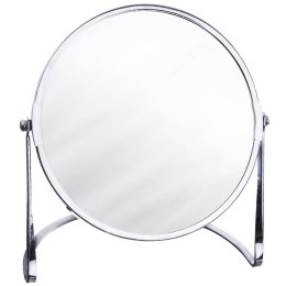 Lusterko Kosmetyczne do Makijażu na Stojaku Dwustronne Solidne ORION 17 cm