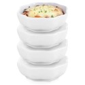 Miseczki na przekąski ceramiczne 7,5 cm, 50 ml 4 szt.