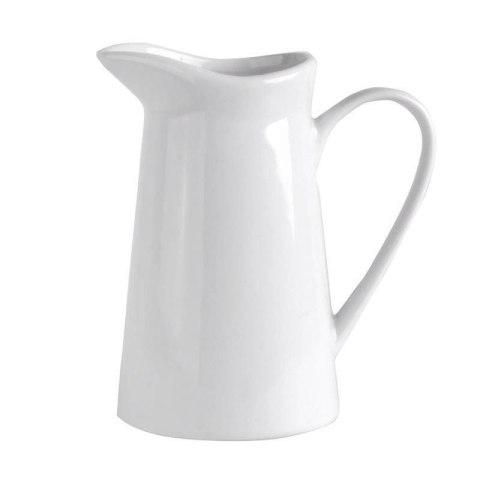 Mlecznik Porcelanowy Biały 200 ml z Uchwytem i Dzióbkiem VILDE