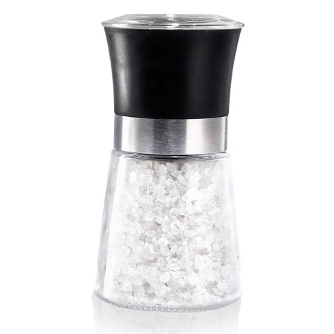 Młynek Ręczny do Pieprzu Soli Szklany 13 cm z Pokrywką EXCELLENT HOUSEWARE