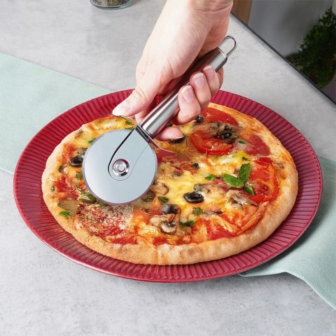 Nóż do Pizzy 19,5 cm Stal Nierdzewna z Obrotowym Ostrzem do Zmywarki VILDE