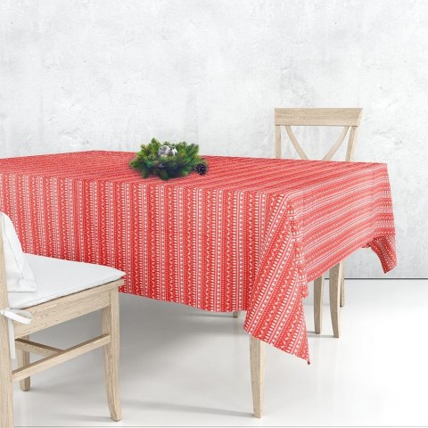 Obrus Plamoodporny Czerwony 180 x 130 cm Świąteczny EXCELLENT HOUSEWARE