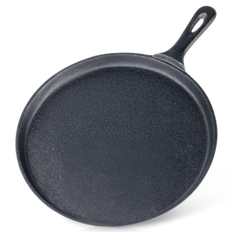 Patelnia do Naleśników Placków Pizzy Tortilli Żeliwna Solidna ORION 26 cm