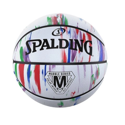 Piłka do Kosza Koszykówki SPALDING Marble Series 5