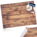 Podkładka na Stół Wzór Deska Ciemna 43 x 30 cm ORION Mata PCV