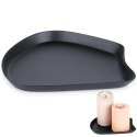 Podstawka pod Kompozycje Świece Metalowa 17 x 15,5 cm VILDE Czarna