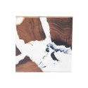 Podstawka pod Kubek Drewniana RIVER 8 x 8 cm ORION Akacja Żywica