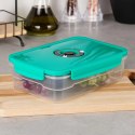 Pojemnik Próżniowy na Żywność 1,2 L EXCELLENT HOUSEWARE z Datą 23 x 16 cm