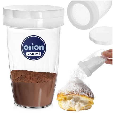 Pojemnik Sitko Dozownik na Cukier Cynamon 250 ml ORION Tworzywo 11 x 7 cm