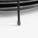 Półka Kuchenna Metalowa Czarna Loft Rozsuwana Regulowana VILDE 34,5-48 cm