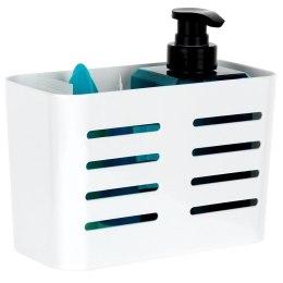 Półka Pod Prysznic Biała Duża Prostokątna na Przyssawki 185 x 9 cm BS