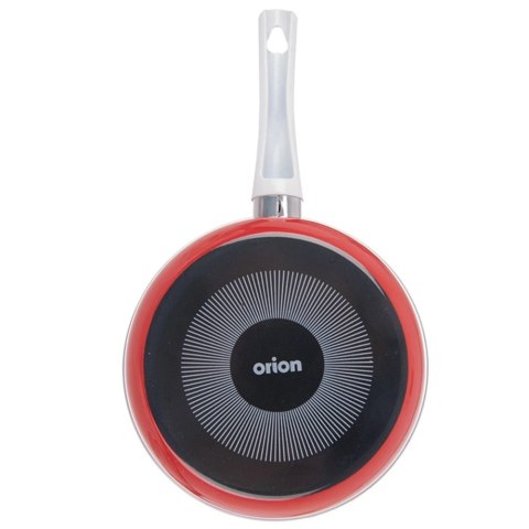 Rondel Emaliowany TECKA Czerwony Grochy 950 ml ORION 16 cm Indukcja