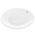 Spodek Mały Talerzyk Ceramiczny Biały SERCE 12 cm do Kubka ORION