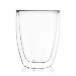 Szklanka Termiczna Latte Szklana 330 ml ORION Podwójna Ścianka 8 x 8 cm