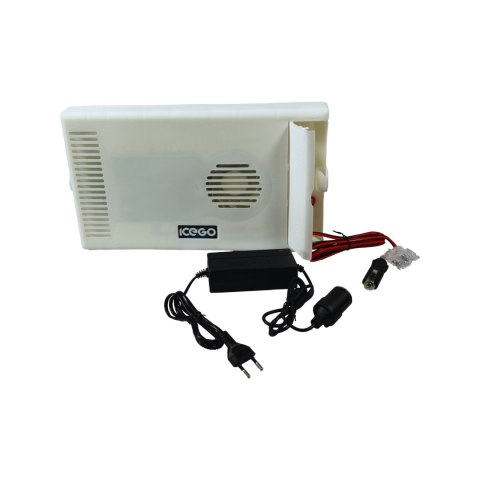 Lodówka samochodowa elektryczna 30L KAMAI ICEGO, zasilanie 12-230V, szara