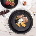Talerz Deserowy Ceramiczny Czarny Matowy 20,5 cm ORION Zmywarka