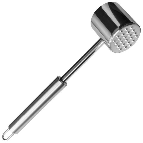 Tłuczek do Mięsa Metalowy Dwustronny z Wypustkami Solidny ORION 27 cm