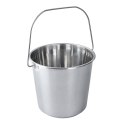Wiadro do Żywności Stal Nierdzewna 8 L ORION Uniwersalne 25 x 22 cm