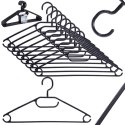 Wieszaki na Ubrania Czarne 10 szt. STORAGE SOLUTIONS Obrotowe Praktyczne
