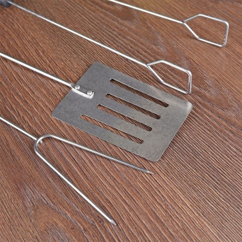 Zestaw Przyborów do Grilla 3 el. BBQ COLLECTION Łopatka Szczypce Widelec