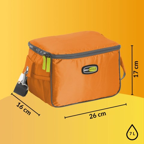 Torba lunchowa Kamai Gio Style na ramię, pomarańczowa, pojemność 7L