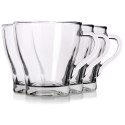 Szklanki do Kawy Herbaty Zestaw 4 szt. 280 ml EXCELLENT z Uchwytem