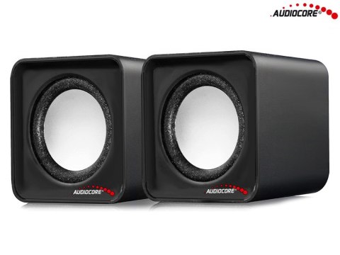 AC870 B 43398 Głośniki komputerowe 6W USB Silver&Black