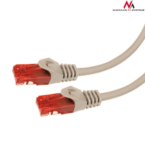 MCTV-301 S 47264 Przewód kabel patchcord UTP cat6 wtyk-wtyk 1m szary