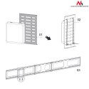 MC-802 57671 Uchwyt do mini CPU, Thin Client