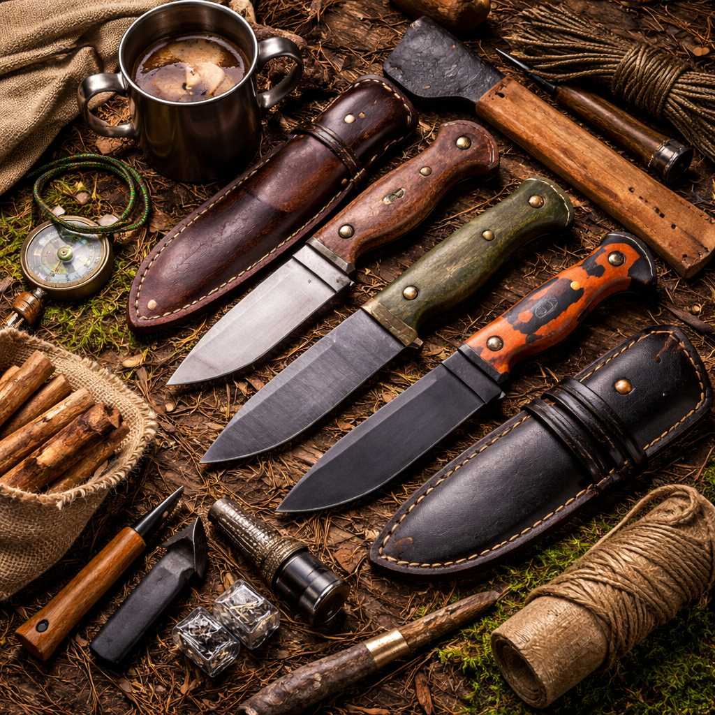Noże survivalowe i bushcraft
